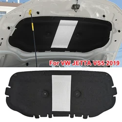 1pc Car Front Engine Hood Sound Heat Insulation Cotton for VW JETTA VS5 2019 (with Buckles)