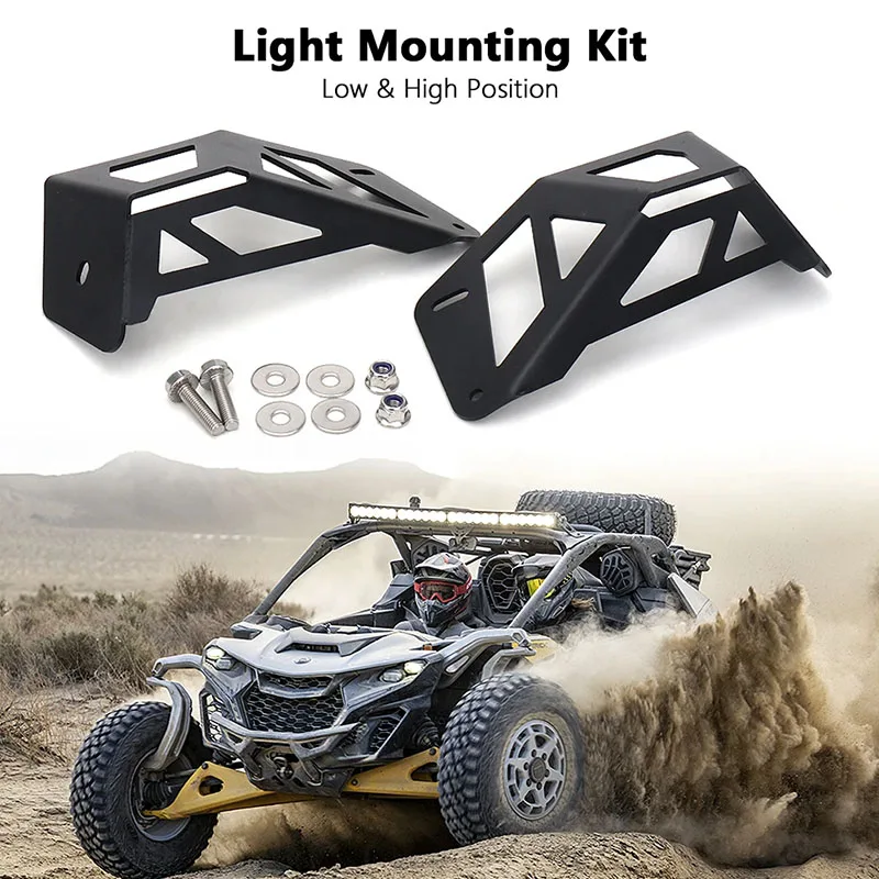 

Новинка для CAN-AM MAVERICK R для Can-Am Maverick R 2024-внедорожник Стандартный Монтажный кронштейн для внедорожника черное крепление для внедорожника