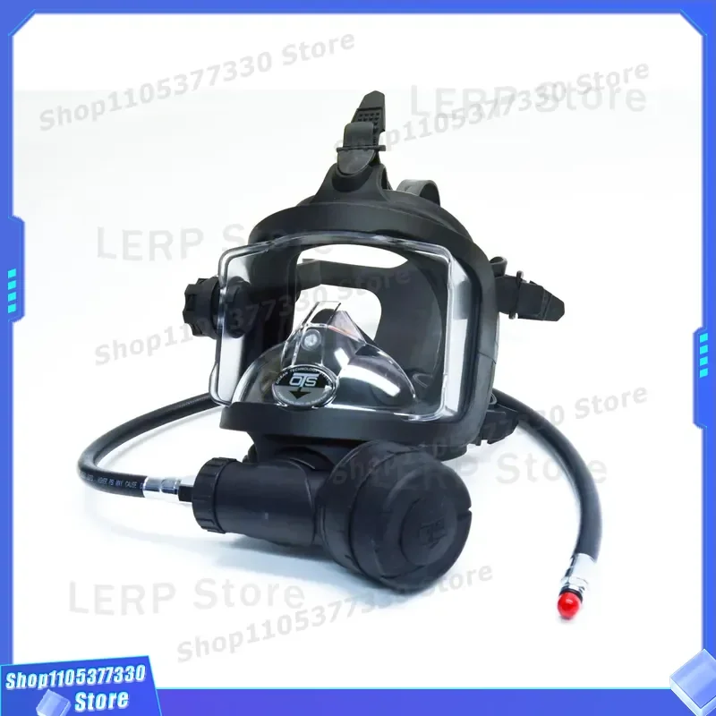 Adult Full Face Silicone Diving Mask 180 Degree Wide View Anti Fog Adjustable Dry Breathing System Waterproof Snorkel Gear