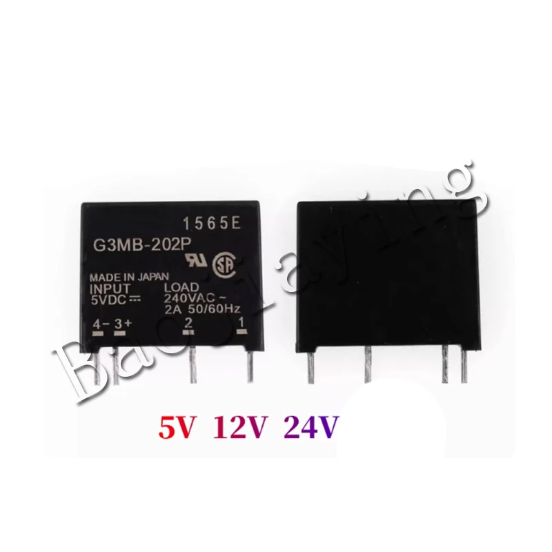 新品オリジナル G3MB-202P 5V 12V 24V ソリッドステートリレー