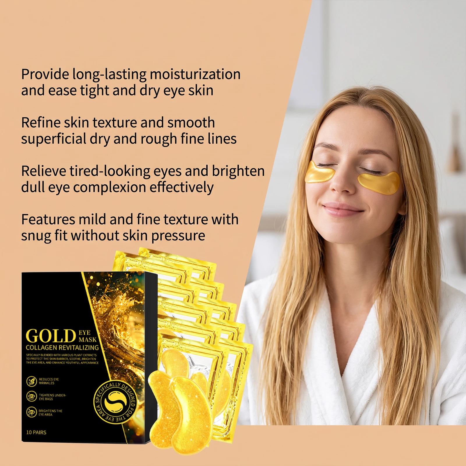 Gouden collageen kristallen oo - Collagen Under Eye Patches recensie en prijs