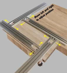 Holzbearbeitung Fräsen Nut Gravur Führungsschiene Routing Jig Rahmen System Trimmen Guide Einstellbare Kreissäge Führung Halterung