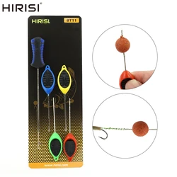 Hirisi Carp Fishing Bait Needle Set Gated Needle Pop Up Boilies Splicing Pins Needle Carp Making Tools  Fishing Accessories BT11