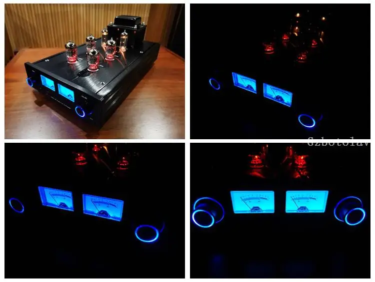 مُضخّم صوت من نوع VU مُضخّم صوت JJ ECC83S + JJ ECC82 + 6Z4 مضخم صوت إستيريو HiFi