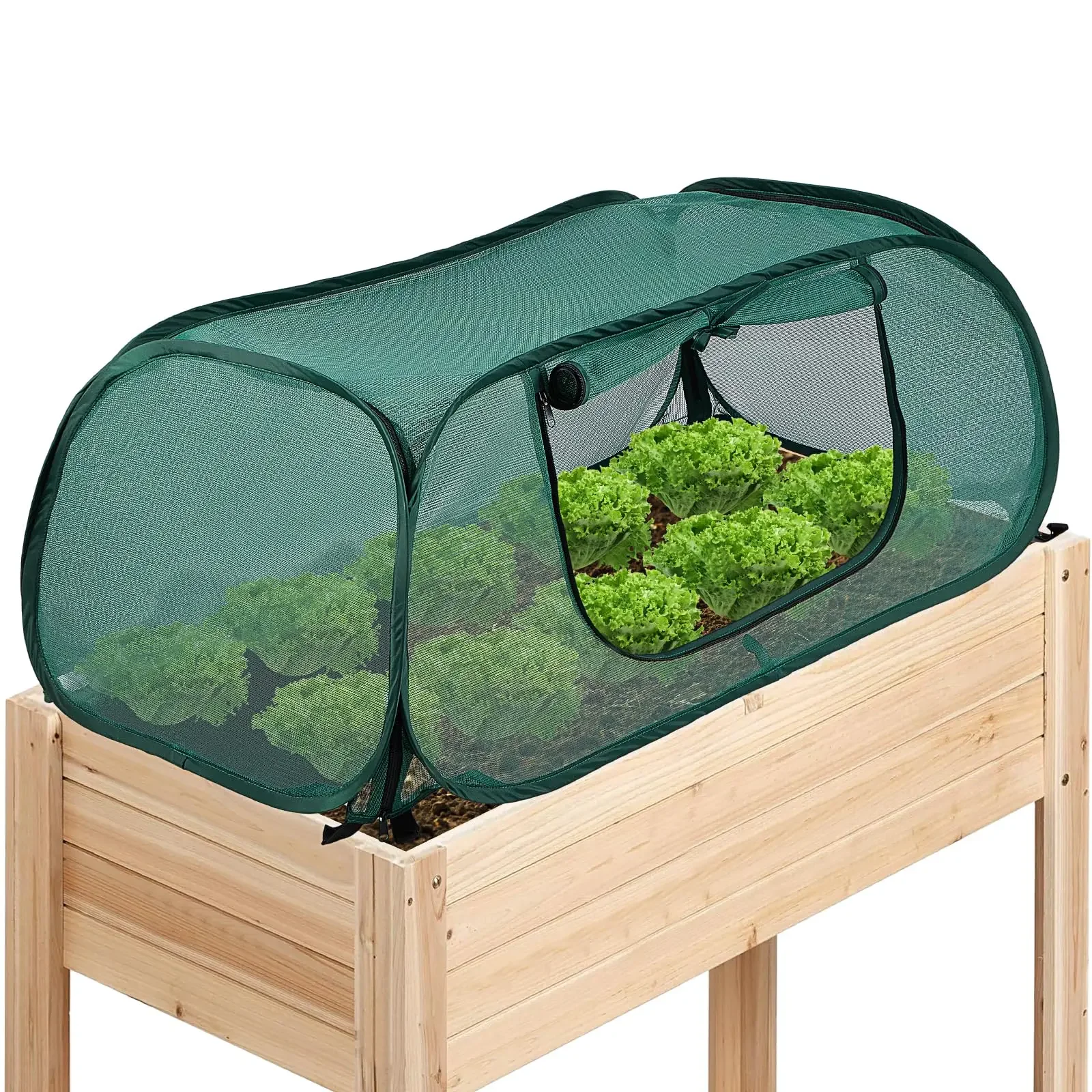 

Всплывающая сетчатая защитная крышка для растений, приподнятая садовая и цветочная кровать, сетка для защиты овощей, рассады, травы, кровать для овощей, большая