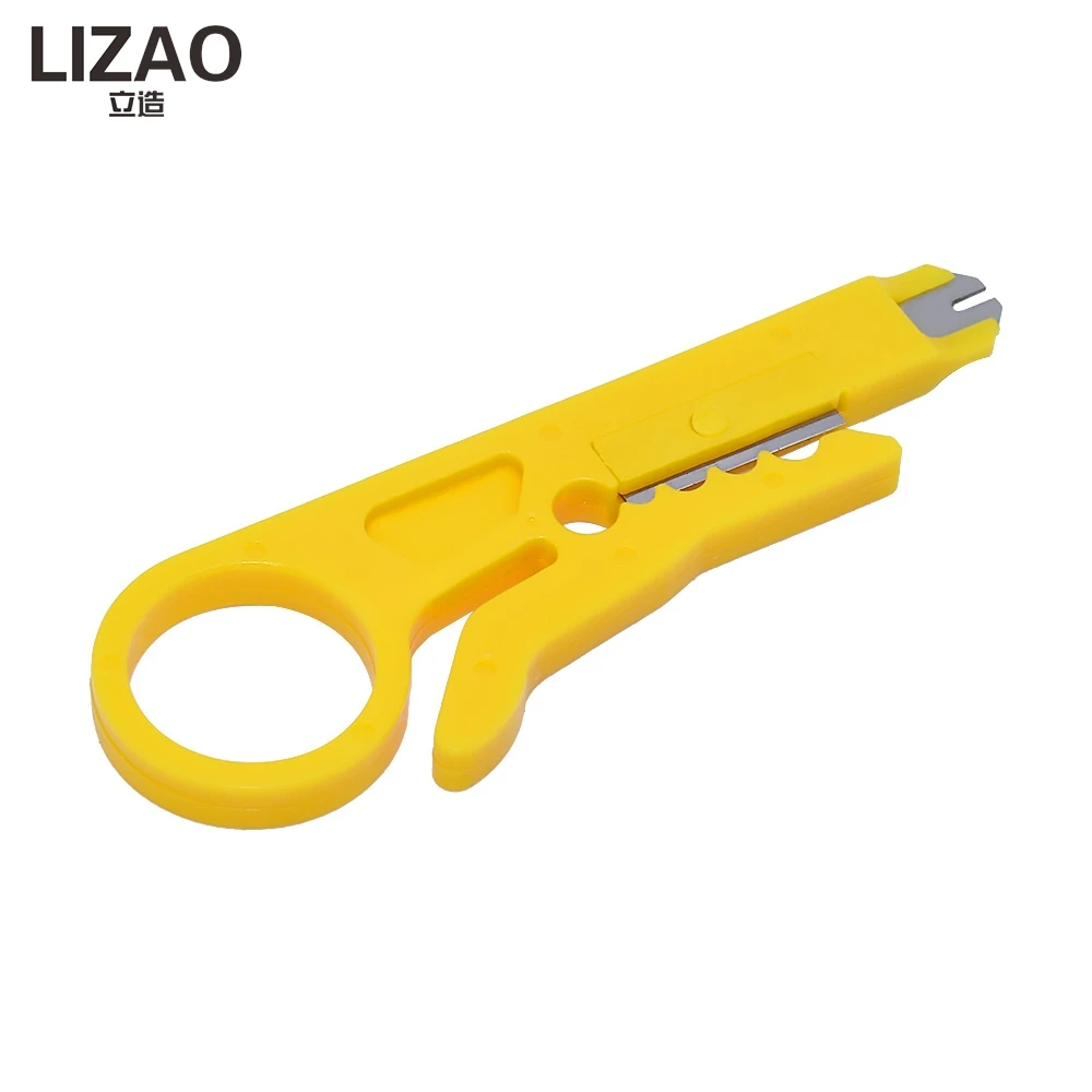 LIZAO Mini Portable Wire Stripper Cutter Crimping Pliers Multi-functional Electrical Cable Stripping Tool