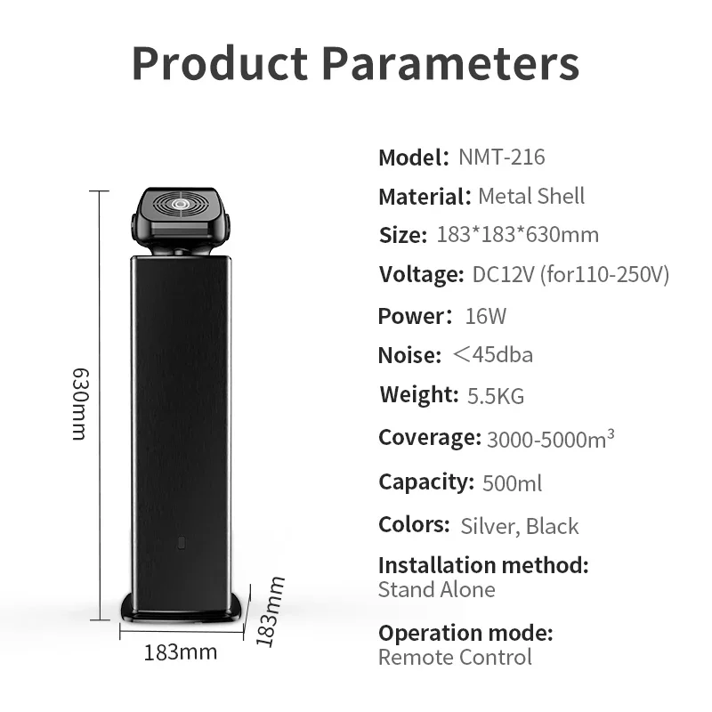 Namste Tudósítás Jelentőség 3000~5000m ³ Aroma Diffuzőr Szálloda smare haza devices Fődolog Beolajoz Diffuzőr Szálloda Diffuzőr Elektromos illata