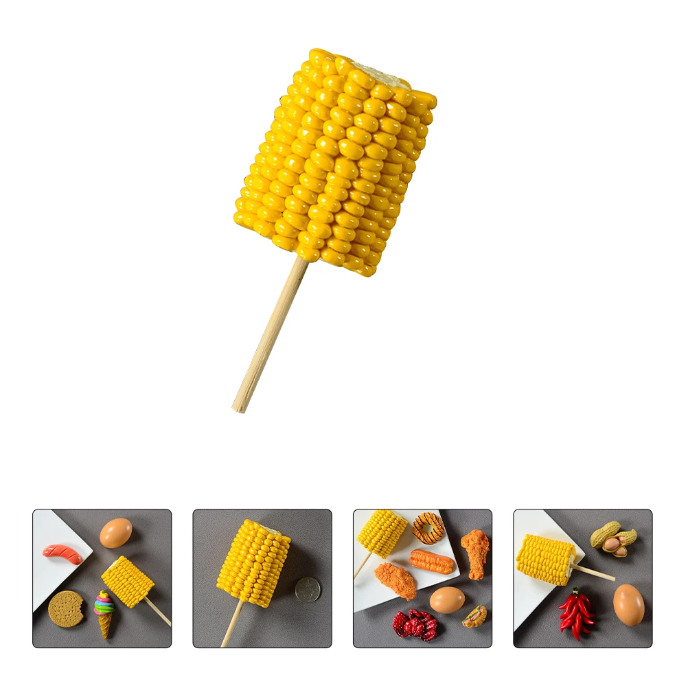 

2PCS Fridge Magnet Sticker Corncob Home Decor Yellow Kitchen Office Refrigerator Magnetic Surface Gift Packaging Box