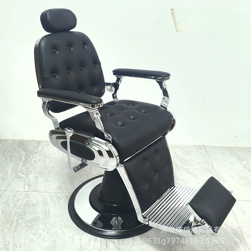 Vintage Men's Oily Head Chair Shaving Hairdressing Swivel Lift Barber  Barber
