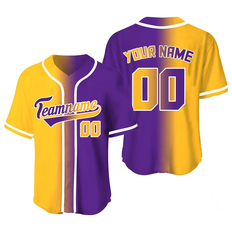 Custom Baseball Jerseys Men Shirt Sublimation Blanks Team/Name Baseball Training T-shirts Sports Uniform Man Plus Size Clothing