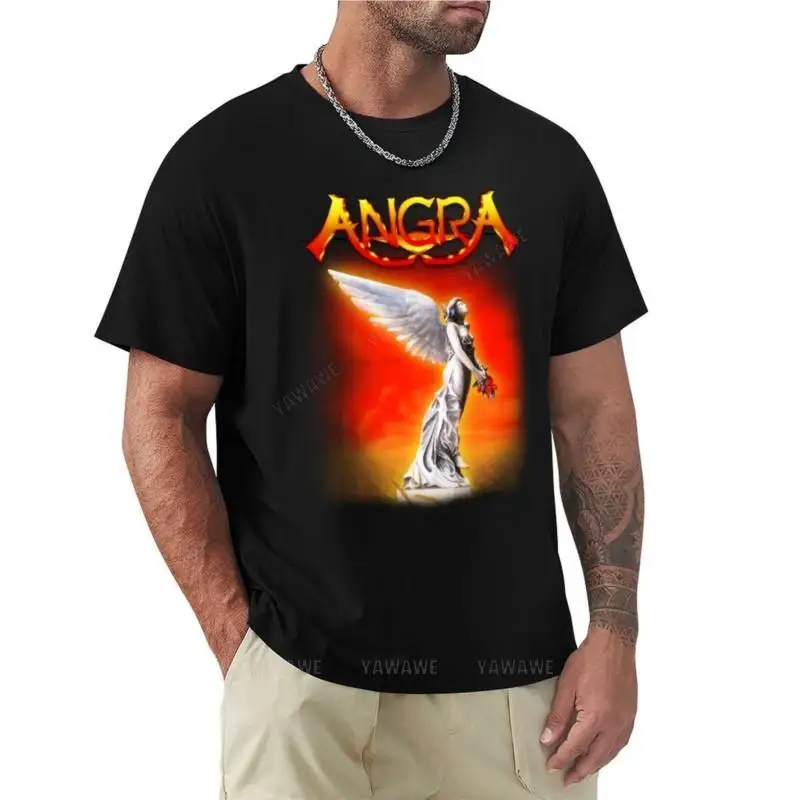 Angels Cry by Angra - Classic Old School Brazilian PowerProg Metal T-Shirt aesthetic clothes mens big and tall t shirts