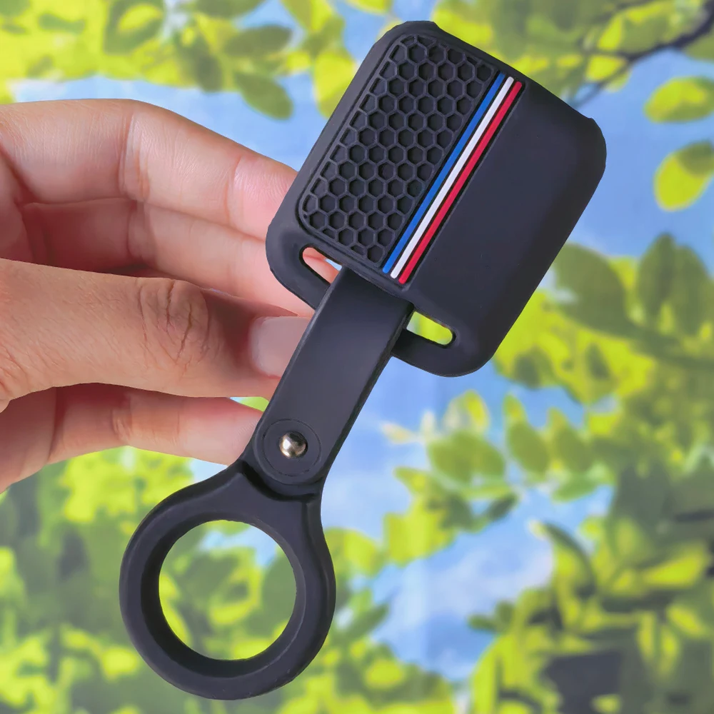 Honeycomb Racing Strip Key Protector with Keychain for Nissan Qashqai Micra Navara Almera Note Primera Sunny, 2 button sleeve