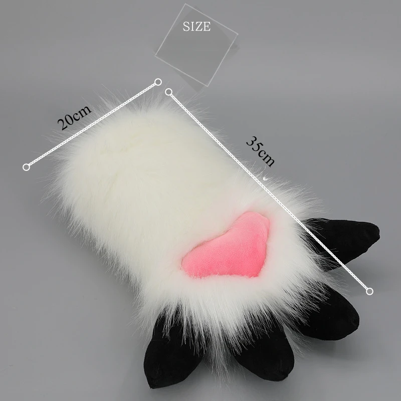 Handmade Fursuit Claw Kig Gloves Dragon Claw Comic-Con Cosplay Glove Character Stage Costume Role Play Performance Prop Kid gift