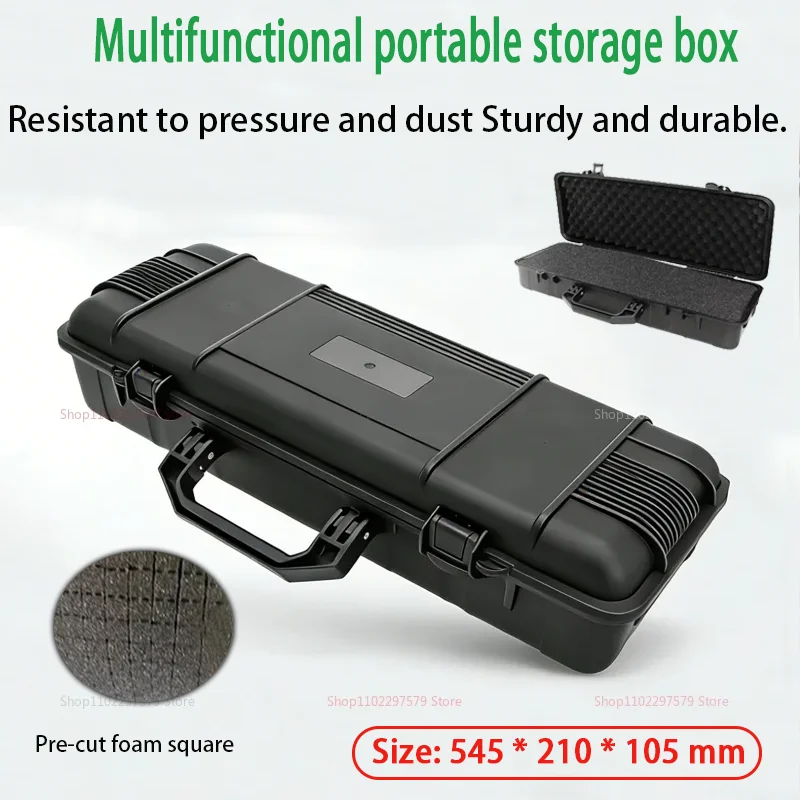 

Водонепроницаемый жесткий кейс-органайзер для инструментов с предварительно нарезанными поролоновыми вставками, ударопрочный защитный ящик для хранения оборудования