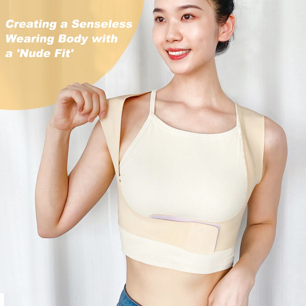 Invisible Body Shaper Corset Women Chest Posture Corrector Belt Back Shoulder Support Brace Posture Correction for Health Care