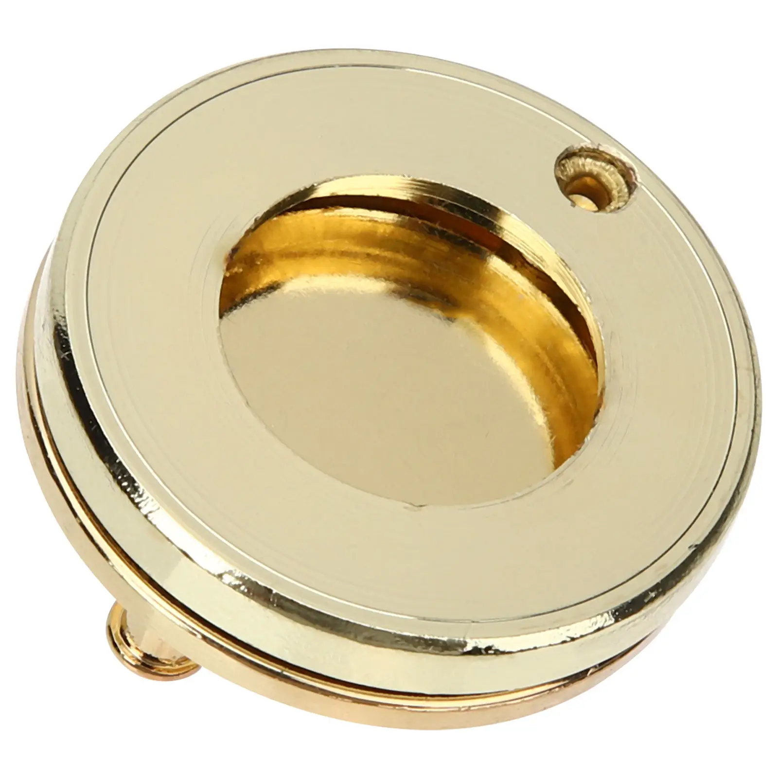 Door Hole Cover Plate Chrome Peep Covers for Apartment Viewer Peephole Insert Easy Install Portable