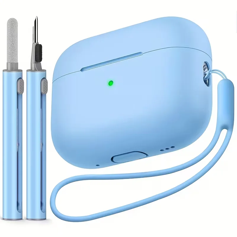Case for AirPods Pro 3rd Generation Case 2025 with Cleaner Kit,Soft Silicone Protective Case for Apple AirPod Pro3 Case Cover image 5