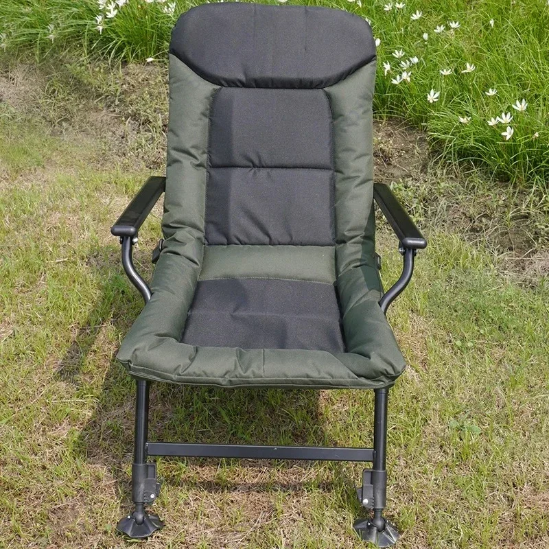 Foldable outdoor fishing, fishing chair multi-functional leisure chair