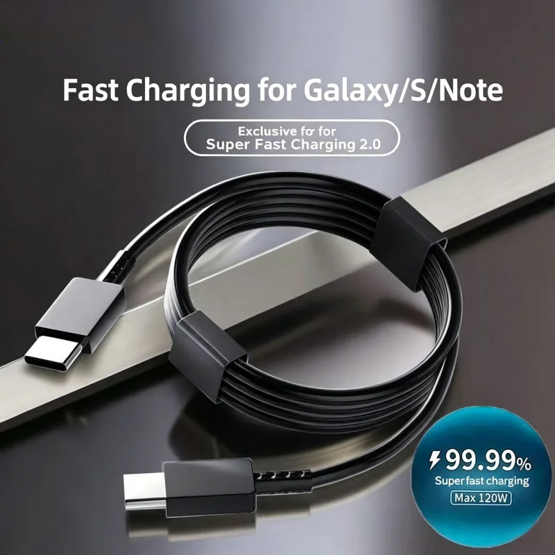 1-2PCS PD 45W/25W Type C Cable For Samsung Galaxy Ultra Note 5G A53 A54 Fast Charging USB C Data Cable