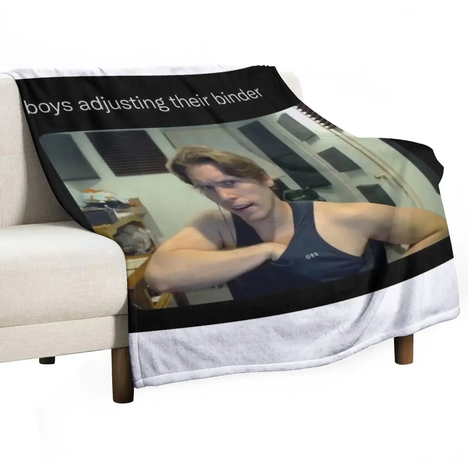 

transgender jerma Throw Blanket Nap Softest Soft Plush Plaid Sofa Quilt Blankets