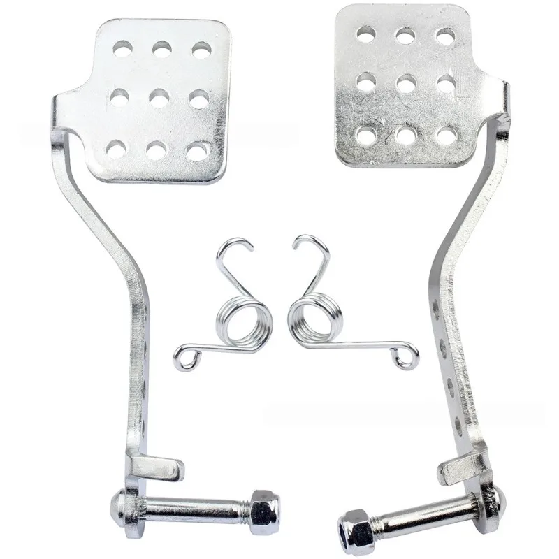 Go Kart Pedals Kit Brake Throttle Anti-Slip Design With Return Spring For 212Cc 196Cc 6.5Hp 5.5Hp Road Rocket
