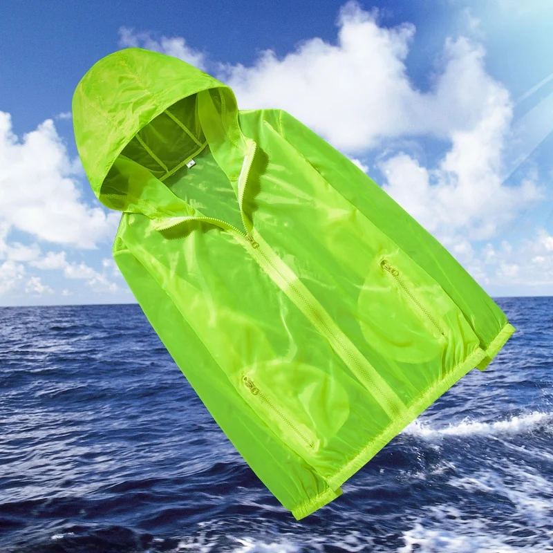 

Мужская летняя ультратонкая дышащая куртка большого размера для бега и активного отдыха на открытом воздухе с защитой от солнца, легкая, с капюшоном и молнией