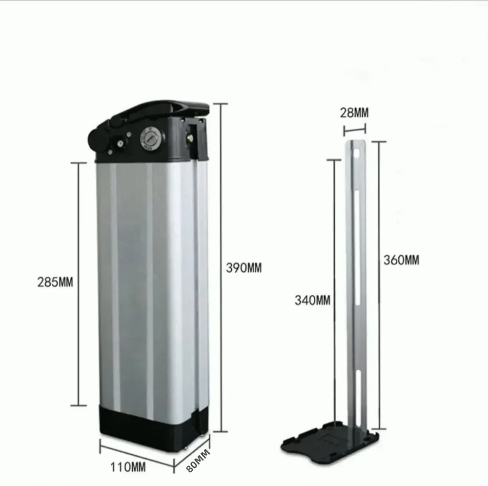 

Original 36/48/52V high quality 15/20Ah Silverfish e-bike battery, 500W, 750W, 1000W high power 18650 Li-ion battery pack