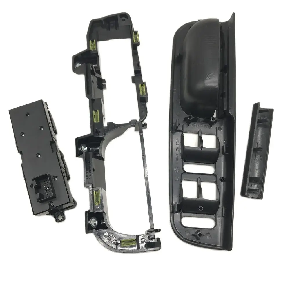 Interruptor de controle da janela mestre, painel interior, moldura, alça guarnição, quadro para Volkswagen VW Passat B5, 1998-2004