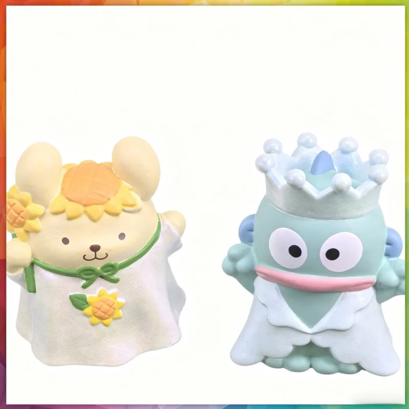 سانريو الأصدقاء الجيدين القرفة الكلب الأسماك القبيحة مرحبا كيتي كورومارو تمثال عرض صندوق ألعاب البيض تحصيل جديد #4