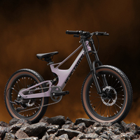 22 Inch DH Soft Tail Mountain Bike High Damping Fork 31.8mm Handlebar Bearing hub Magnesium Alloy 7 Speeds MTB Road Bicycle