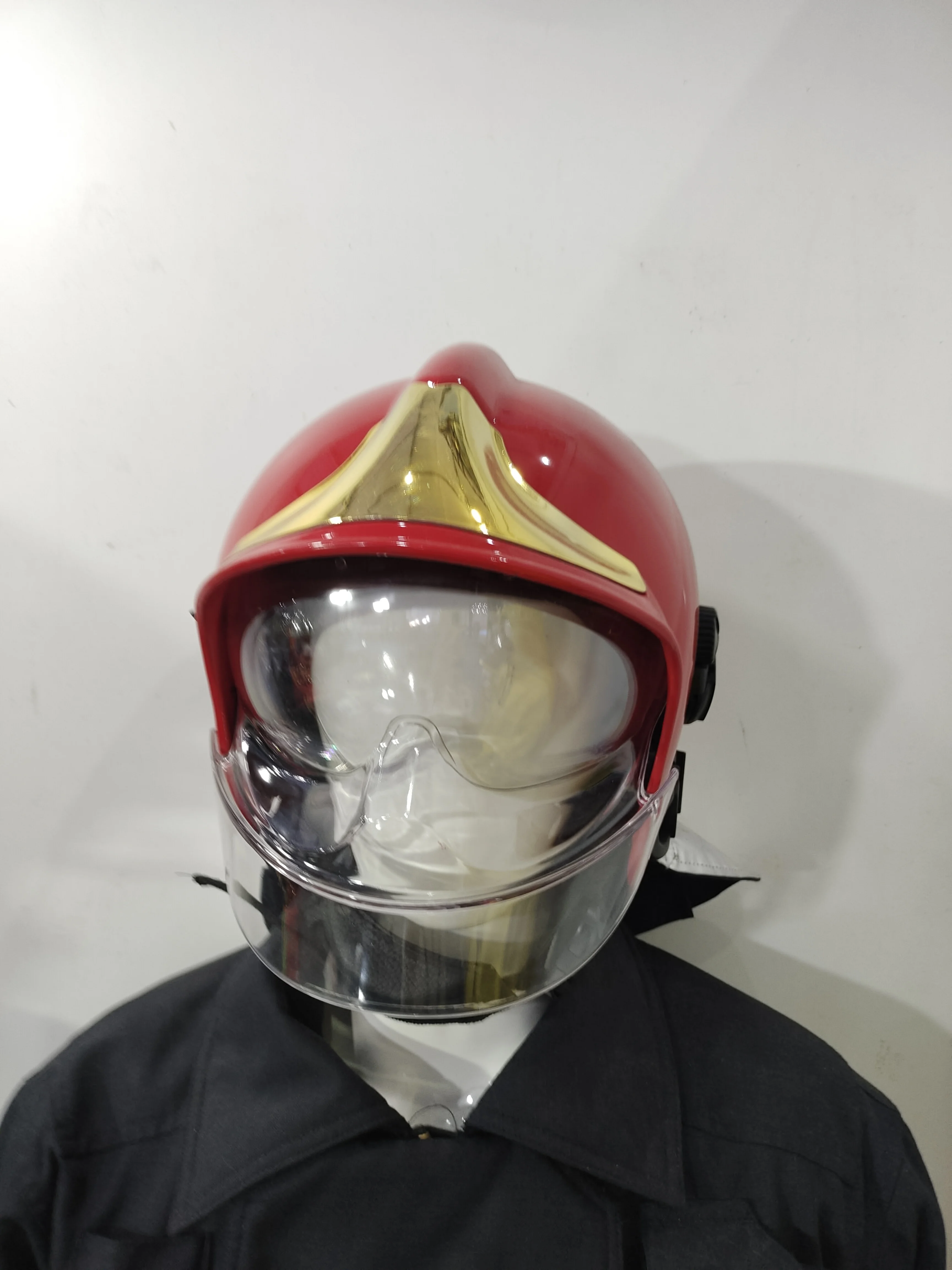 Fireman Helmet with Double Goggles