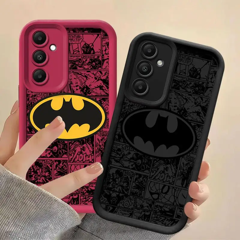 Чехол с логотипом B-Batman Hero для Samsung Galaxy A24 A15 A54 A73 5G A25 A34 A13 A14 4G A23 A33, силиконовый чехол