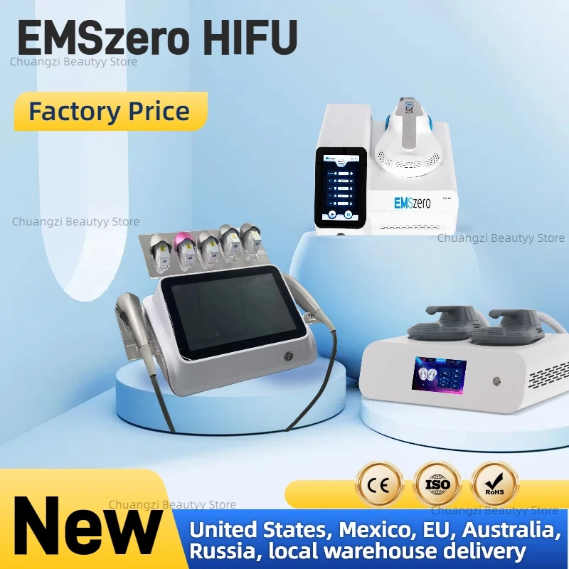 Emszero Nova EMS ZERO PRO ULTRA RF&HIFU Machine EMS Body Sculpting Machie HIEMT Weight loss Muscle Stimulation