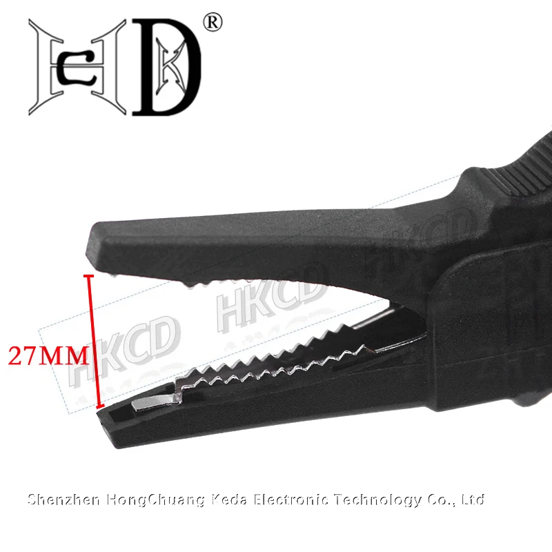 2 Pcs Battery Test Clip 55mm/84mm HV Alligator Clip For Banana Plug 4mm Multimeter Pen Cable Probes Pure Copper Crocodile Clip