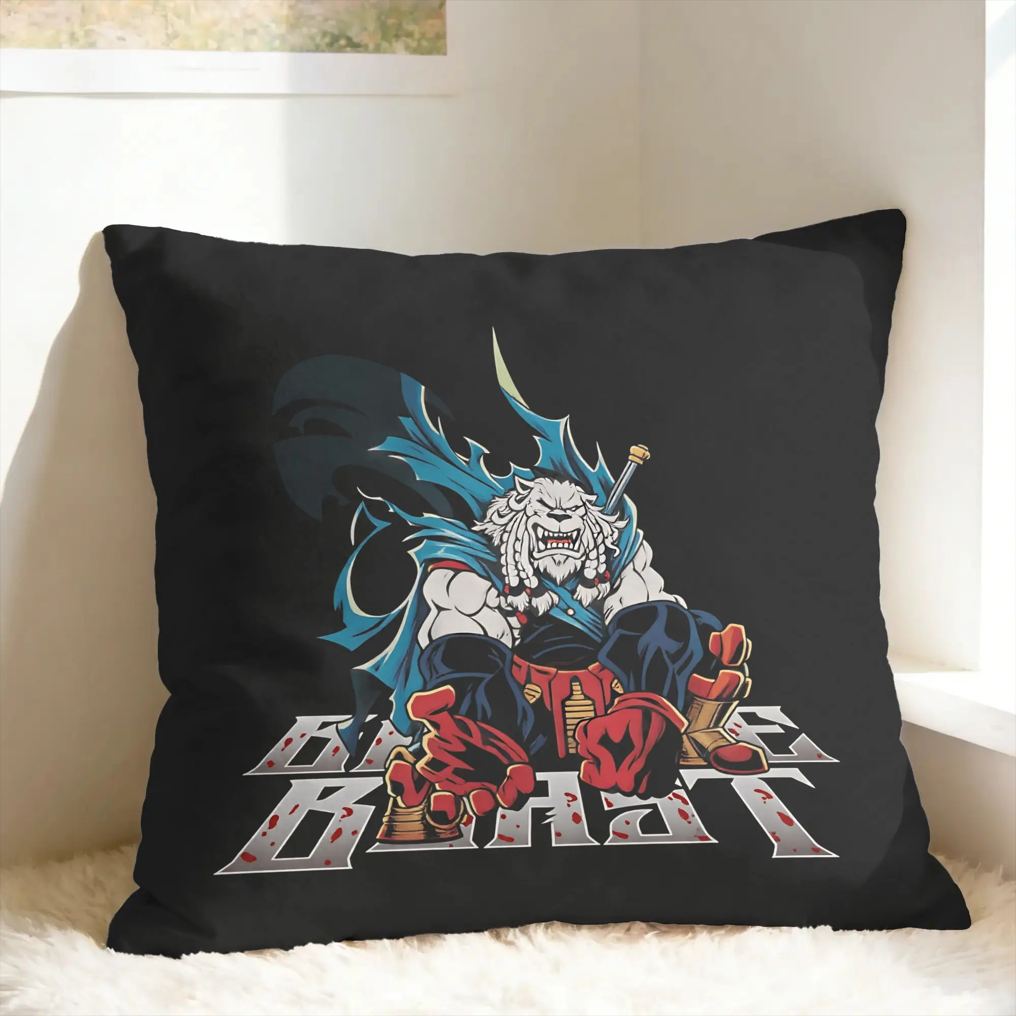 Pillow Cover Battle Beast I-Invincible Comic  Kawaii Pillow Case For Sofa Bedroom Home Decor Pillowcases