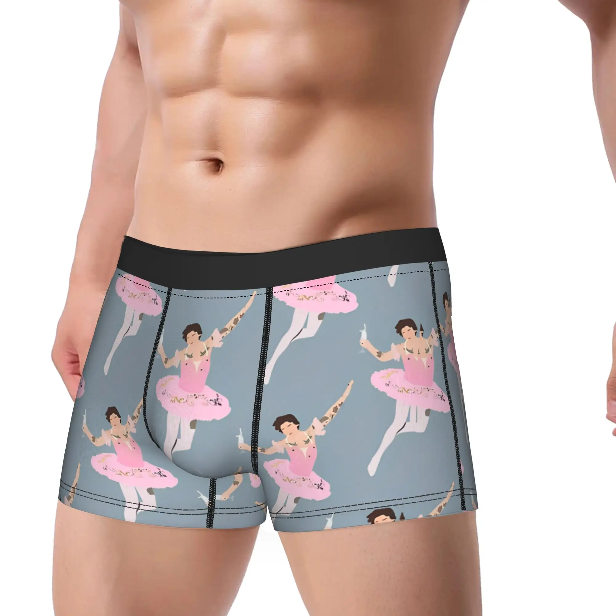

H-Harrys S-Styles Trunk 3D Pouch Underwear Trenky Print Shorts Briefs Funny Men's Panties Big Size