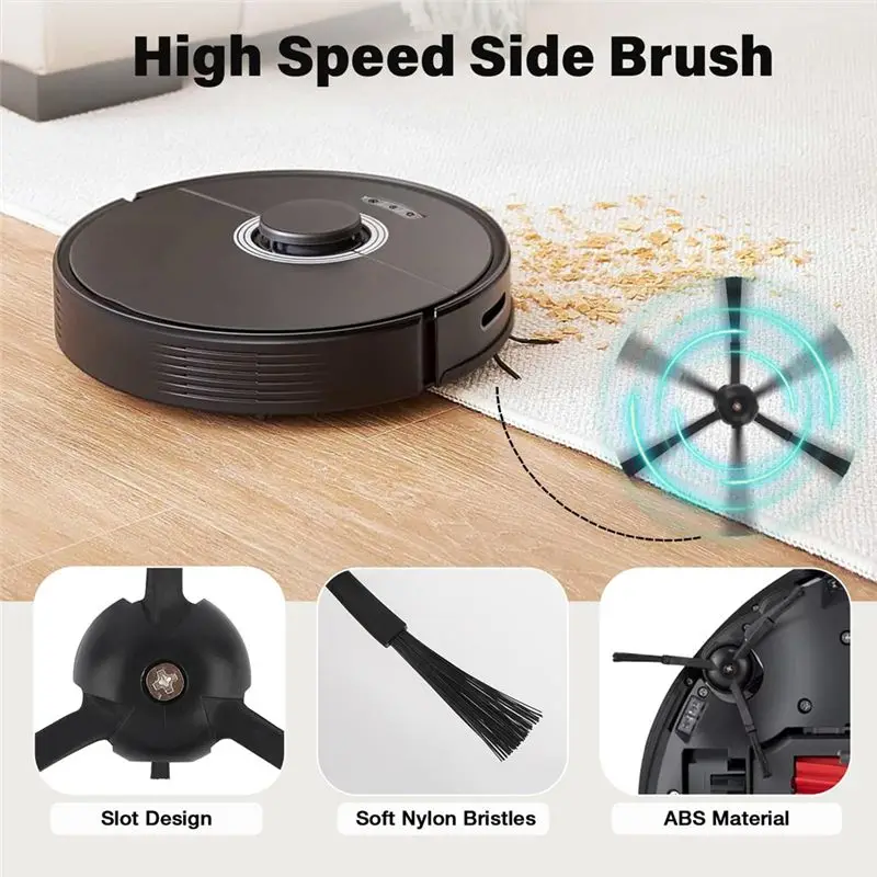 A93E-Accessories Kit For Roborock S8 Maxv Ultra Robot Vacuum,Main Brushes,Dust Bags, Mop Cloths, Filters,Side Brushes