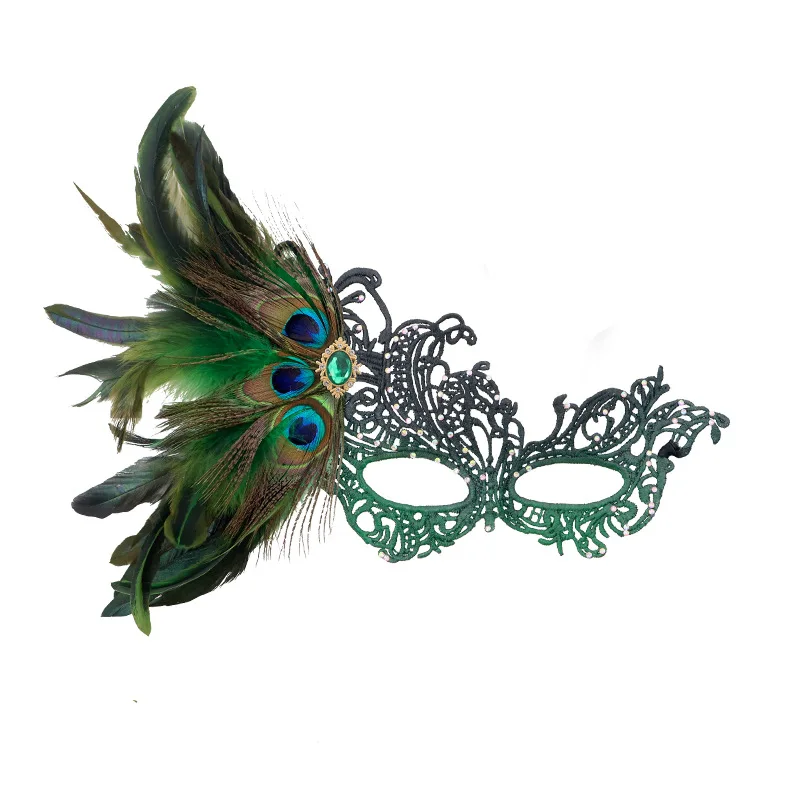 Masque de saint-valentin, masque de fête de carnaval délicat, masque en dentelle violet doré, confortable pour Couple, cadeau de spectacle de carnaval