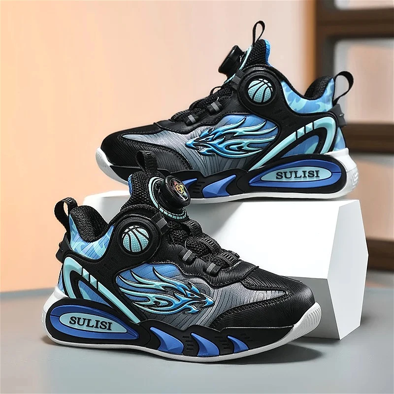 

Autumn Childrens Boy Sneakers New Fashion 2025 Design Kids School Sports Shoes Lightweight Soft Luxury Boys Basketball Shoes