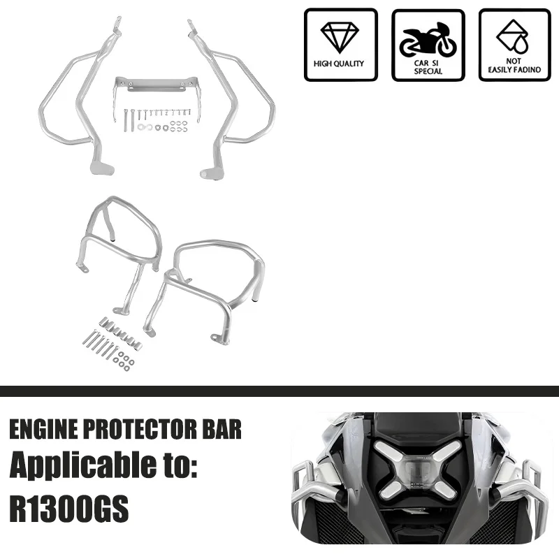 

Fit For BMW R1300GS R 1300GS R1300 GS 2023 2024 New Motorcycle Highway Engine Guard Crash Bar Frame Bumper Fairing Protector Bar