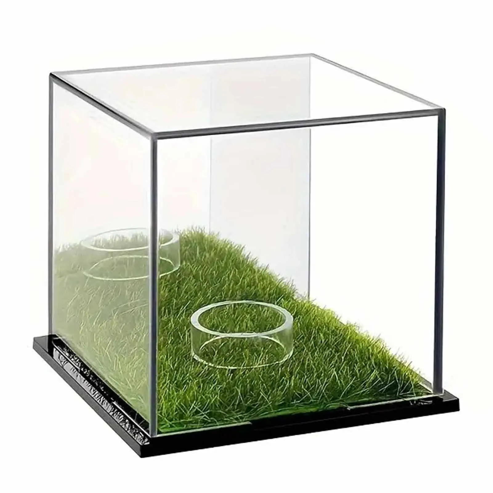 خزانة عرض كرة الجولف المحمولة الجديدة، خزانة عرض مربعة لكرة الجولف، صندوق تذكاري، صندوق تخزين مرآة أكريليك