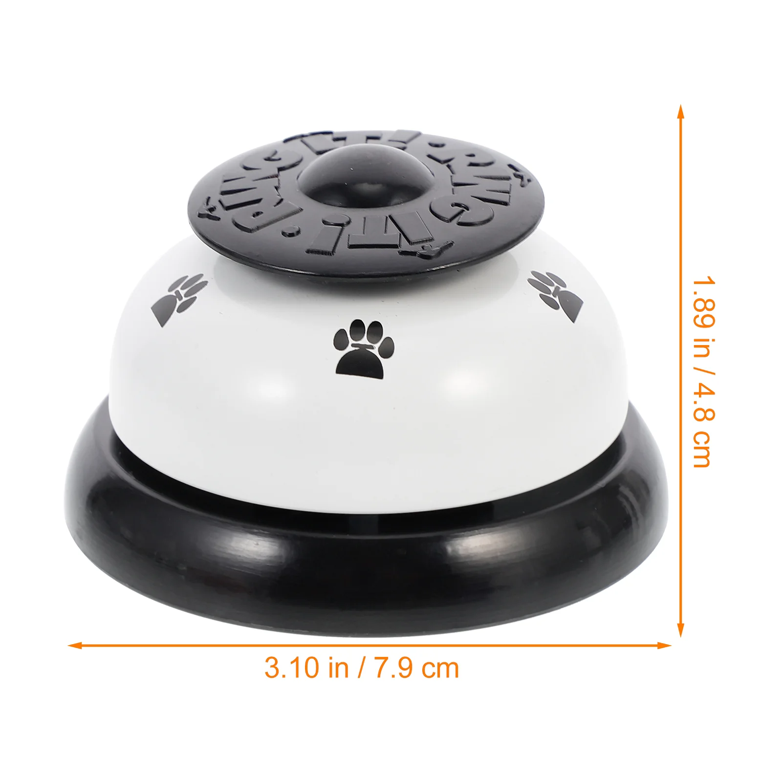 Intelligentie Speelgoedbel Wit Zwart Huisdier Zindelijkheidstraining Bells Hond Deur Accessoires Druk Trainer Kat Anti Val Rubber