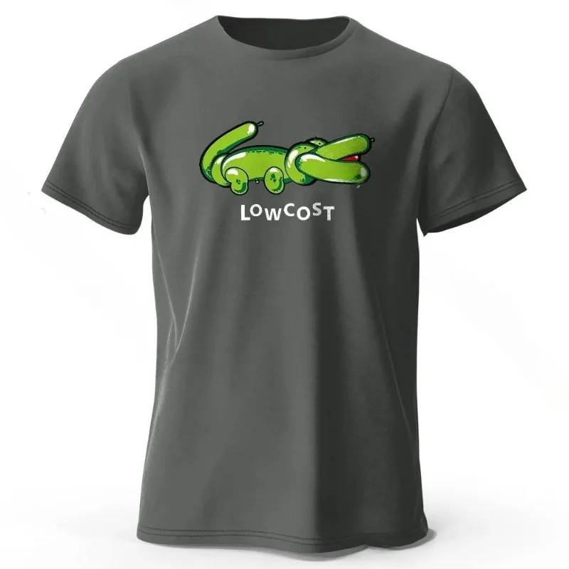 Men's T-Shirt 100% Cotton Oversized Funny Graphic Tees Summer Tops Casual Streetwear Round Neck Breathable Fabric Simple Stylish image 5