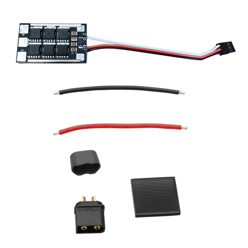 

2-7S 80A AM32 ESC с 4 шт. 50V100uf Конденсатор 5/7,4V 4A BEC Низкоскоростной высокий крутящий момент для турбовентилятора FPV Дрон RC Гусеничный москитный автомобиль