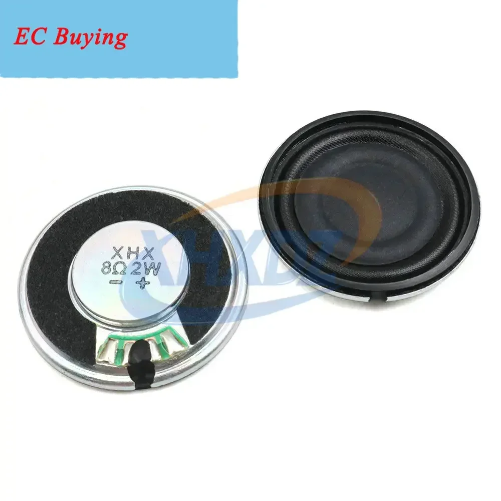 2PCS 32MM Iron Composite Membrane 4 Ohm 3W Speaker 32 MM 8Ohm 2 Watt Speaker Ultra-thin Horn Acoustic Components