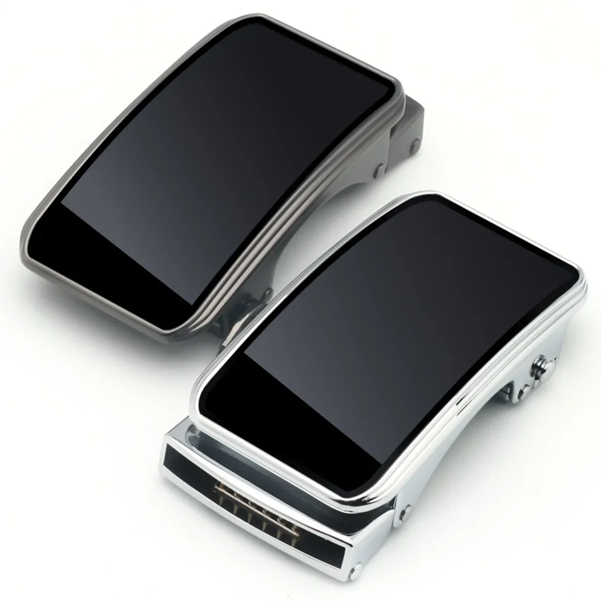 Men's High-Quality Leather Belt Buckle Alloy Metal Automatic Clasp 3.5cm Limited Fit Glaze Belt Accessories