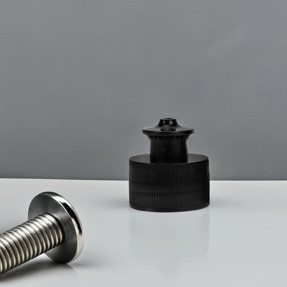 

40Pcs Sport Bottle Caps Mineral Water Lid Replacement Plastic Push Pull Leakproof Cover Durable for Sports Outdoor Office