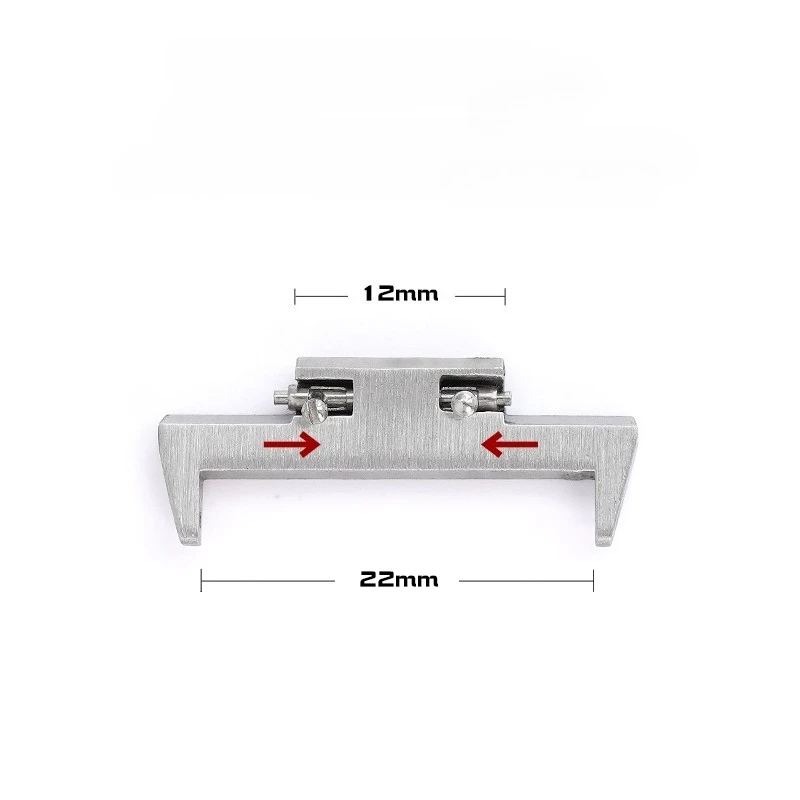 Adattatori per cinturini per orologi da 12 mm per Tissot PRX Super Player Adattatore in acciaio inossidabile T137 T137.407 410 con connettore per orologio con cinturino da 22 mm