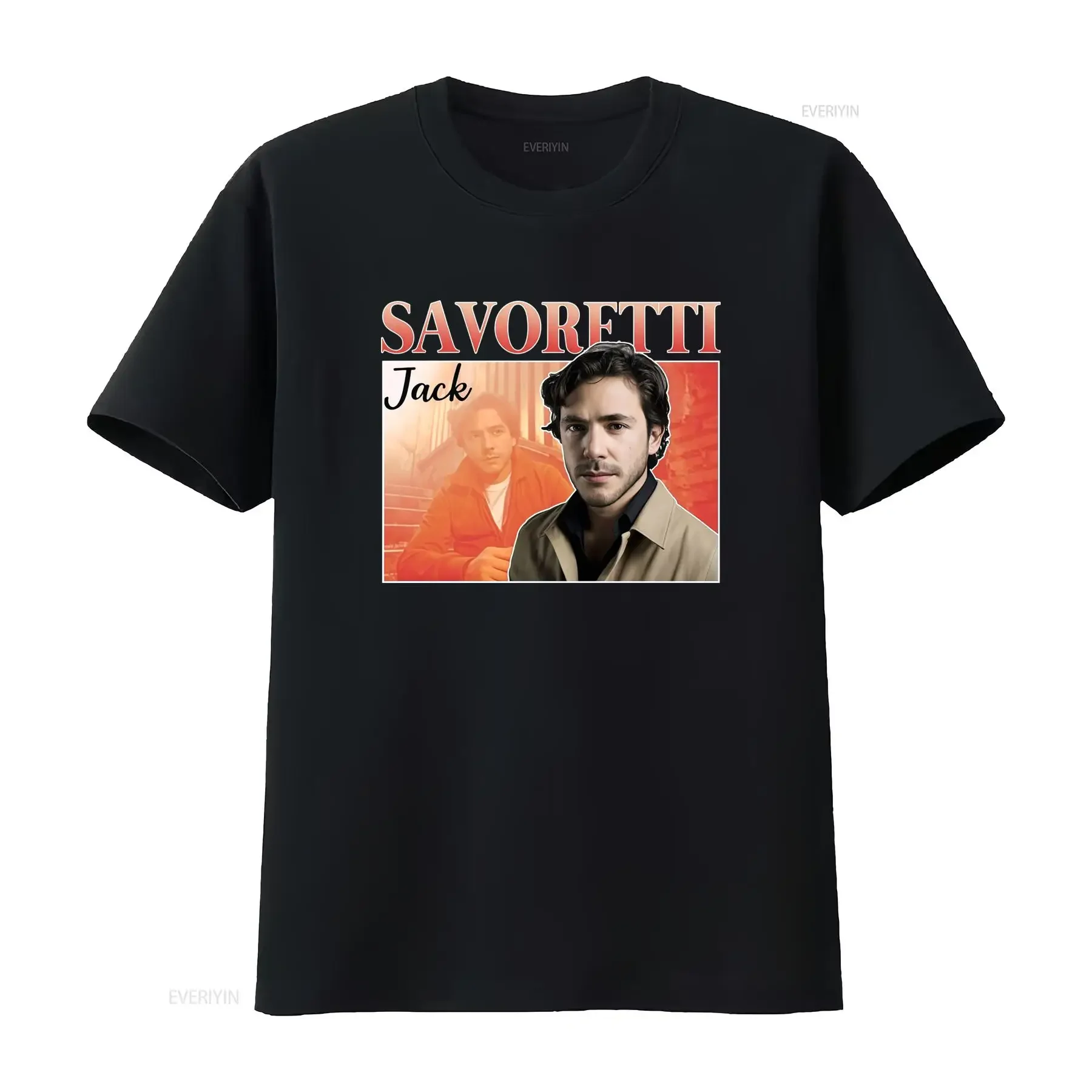 T shirt Jack Savoretti Girocollo casual tessuto leggermente elasticizzato vestibilità regolare motivo stampato perfetta fashion