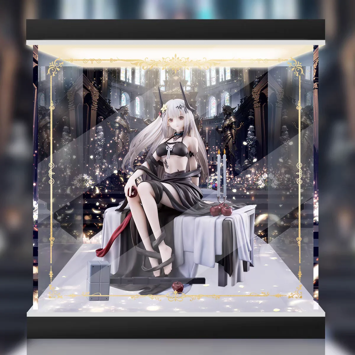 

In Stock NEX Arknights Mudrock Swimsuit Tranquil Midnight DN06 Figure Action Collectible Model Assemble Toys Gift